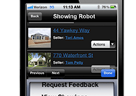 Showing Robot automates showing appointment scheduling