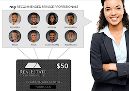 HouseCall lets real estate agents instantly refer clients to their preferred vendors