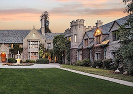 A shot of the Playboy Mansion