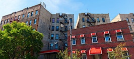 Apartment buildings in Hunts Point, Bronx
