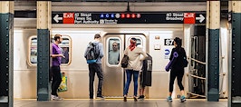 A New York City subway station