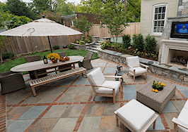 Houzz tour: terraces, plantings and basketball transform a DC backyard