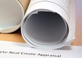An appraisal contract with blueprints