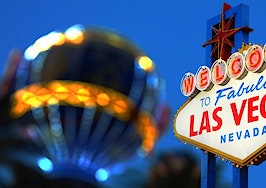 A Las Vegas sign