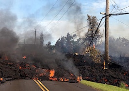 Hawaii lava volcano destruction