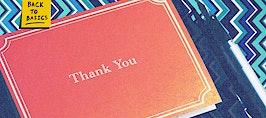 9 ideas for making your 'thank you' stand out