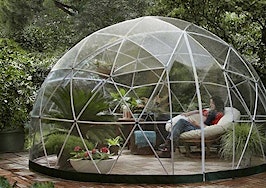 Amazon is selling a transparent dome igloo