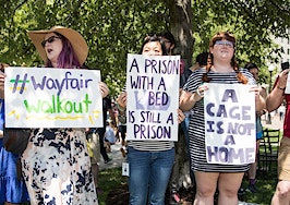 Wayfair employees protest, stage walkout over border camp furniture