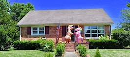 Unicorn and dinosaur steal the show in Kentucky home's listing photos