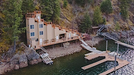 Lakefront 'Stair House' in Idaho’s hottest neighborhood asks $695K, but there’s a catch
